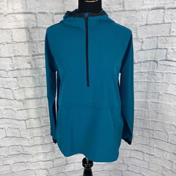 Under Armour Jackets & Blazers - Under armour NWT water resistant hydrofuge loose fit half zip pullover hoodie XS